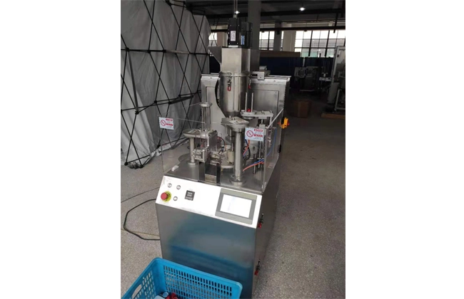 coffee capsule sealing machine