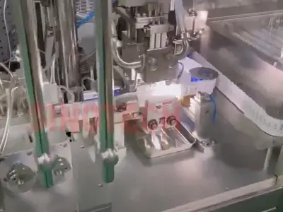 Máquina de llenado y sellado de supositorios de laboratorio