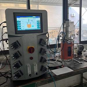 Biorreactor de vidrio de celda de alta precisión de laboratorio